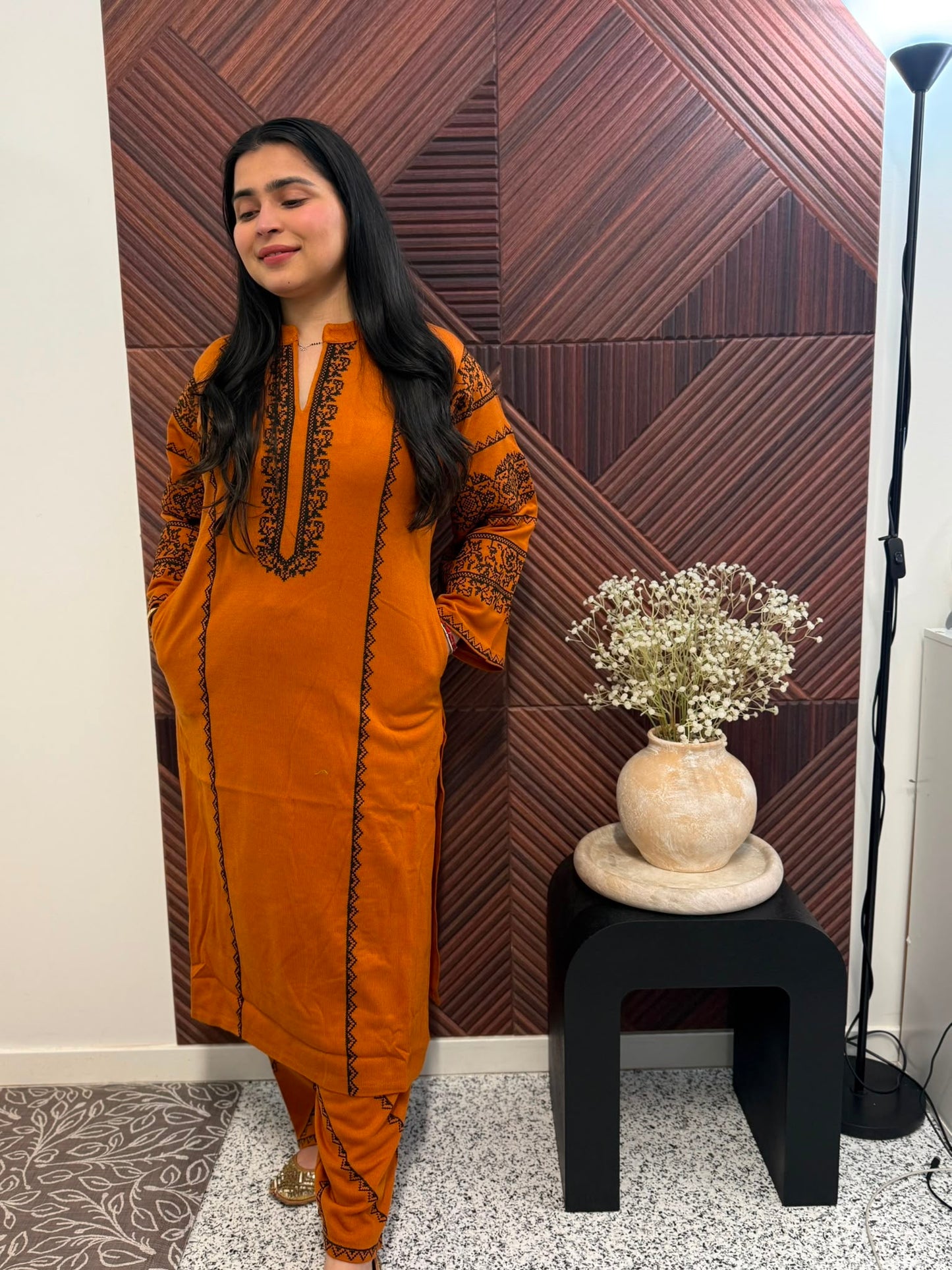 Kashmiri Cood (Orange )