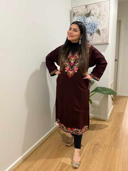 Pheran (Maroon)