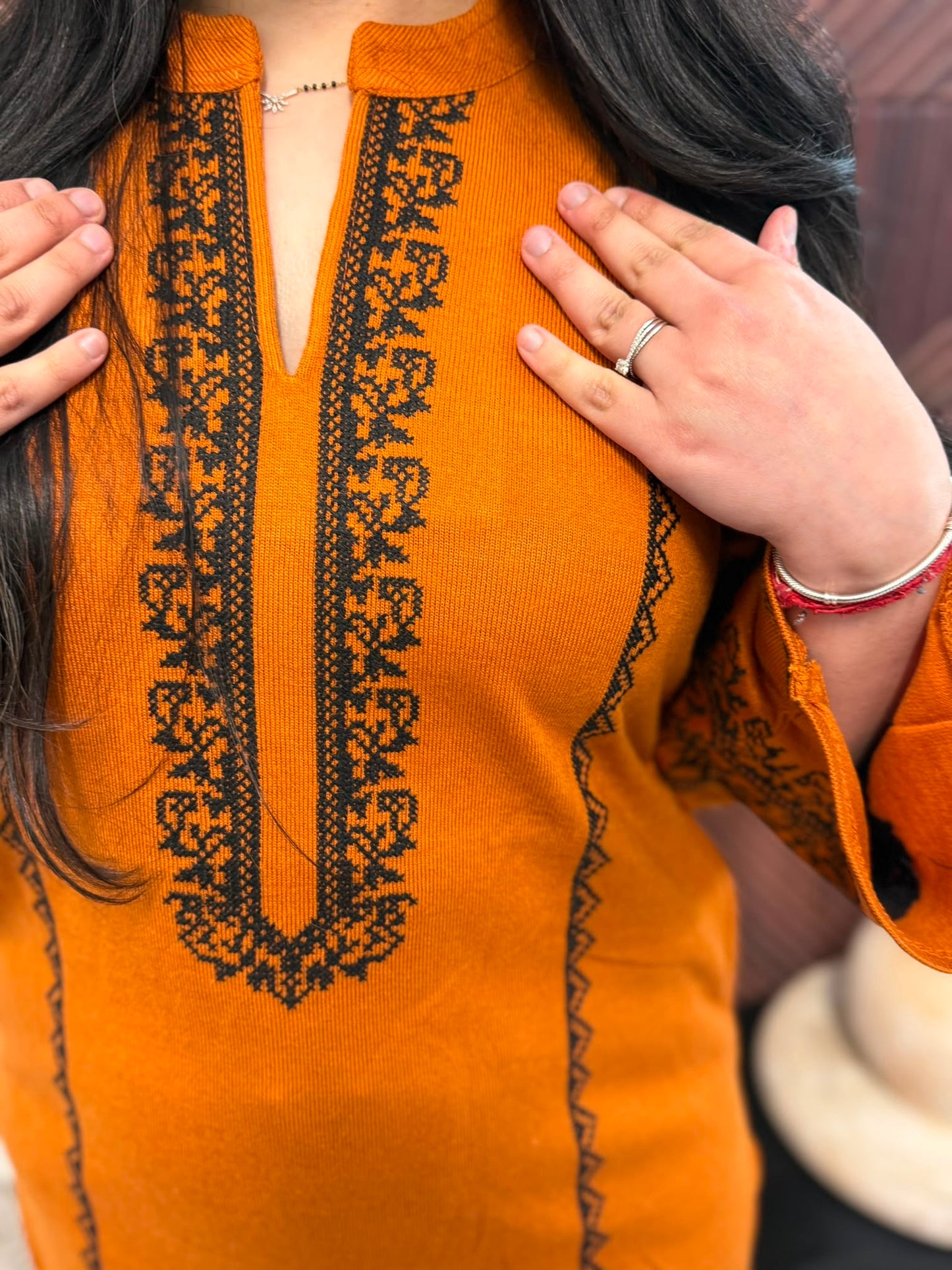 Kashmiri Cood (Orange )