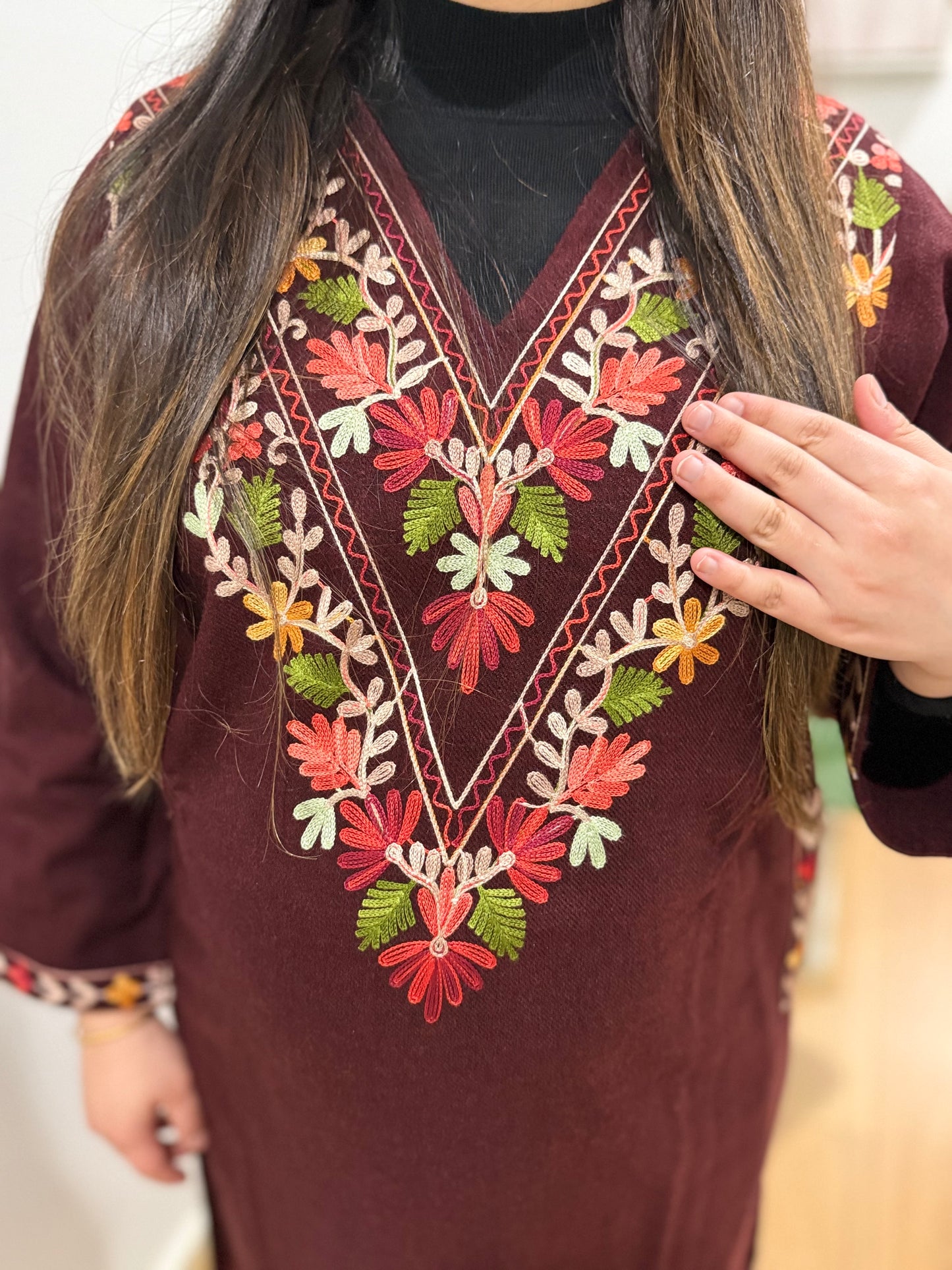 Pheran (Maroon)